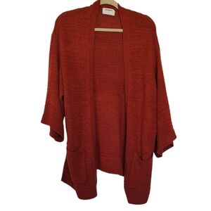 Old Navy Women's Rust Color Open Cardigan Size M